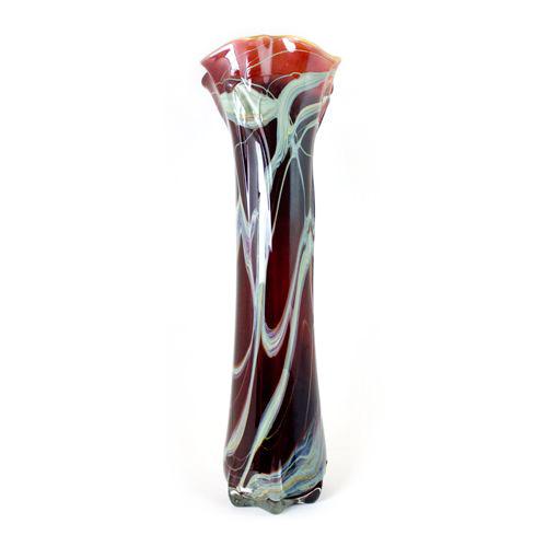 China Red Swing Vase